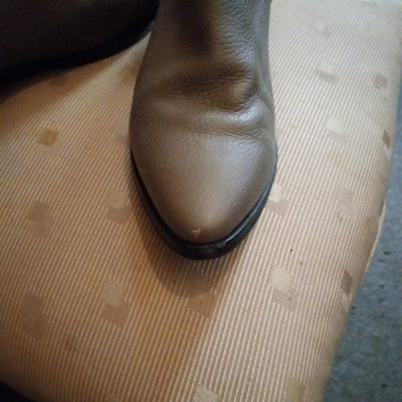 Poppy Barley Silver/Grey Genuine Leather Ankle Boots - Ethically Made in MX - Picture 5 of 9